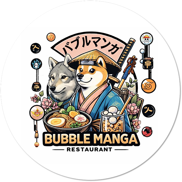 Logo Bubble Manga